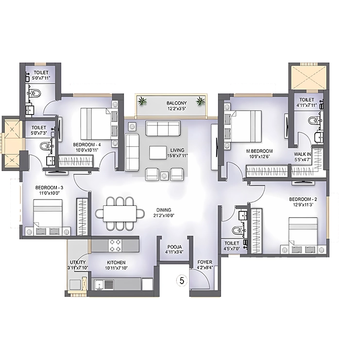 Birla Anayu floor plan